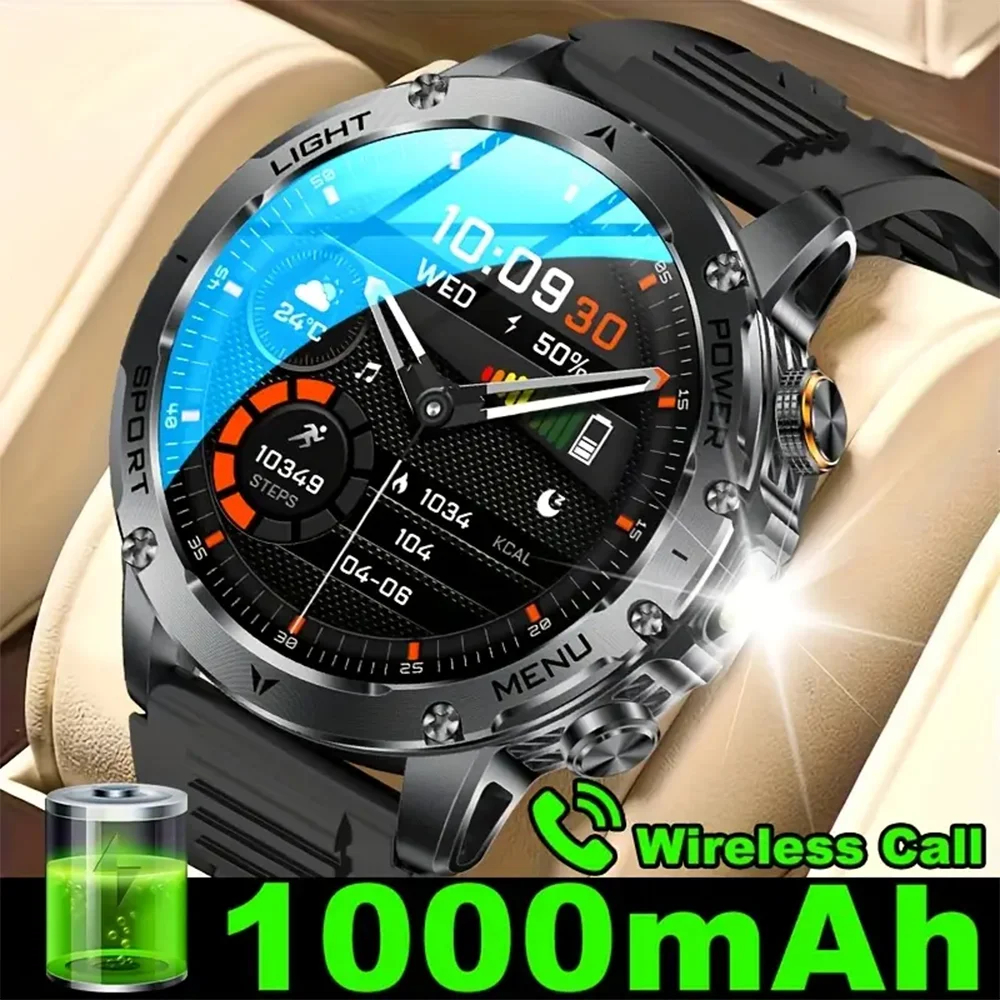 Reloj Inteligente Deportivo con Llamadas Bluetooth y Pantalla de 1,8" — Batería de 1000 mAh
